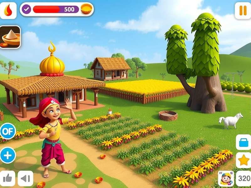 Happy Farm Diwali festival event in the game